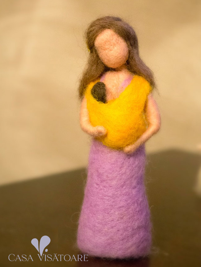 Păpușă mamă și bebe
